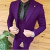 Costumes de mariage pour hommes, vêtements de marié, robes de bal pour meilleur homme, costume d'affaires trois pièces (veste + pantalon + gilet) ► Photo 2/6