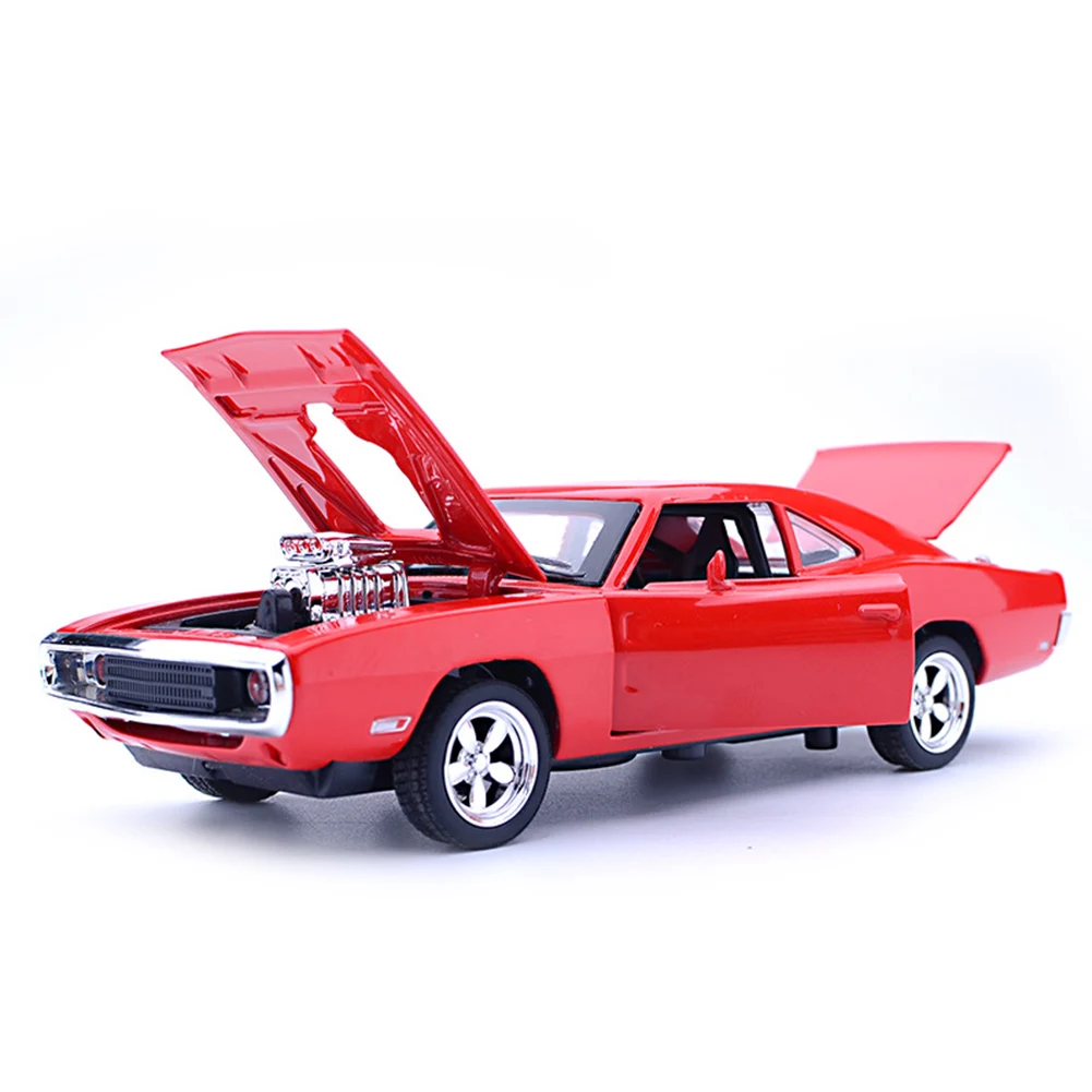 Для Dodge Diecast оттяните назад автомобиль Музыка Светодиодный Модель Детская игрушка Настольный Декор со звуковым светом Игрушка с