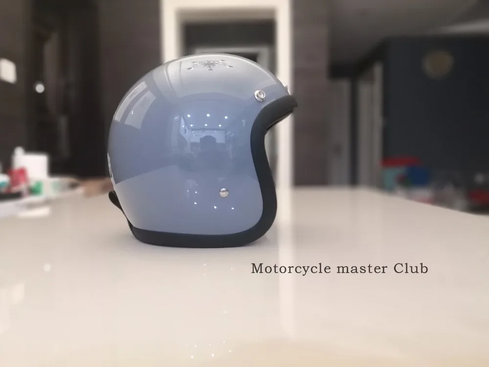 TT& CO Ретро мото rbike moto rcycle шлем casco moto glassfiber винтажный шлем 500TX Половина лица ECE Сертификация брендовый шлем