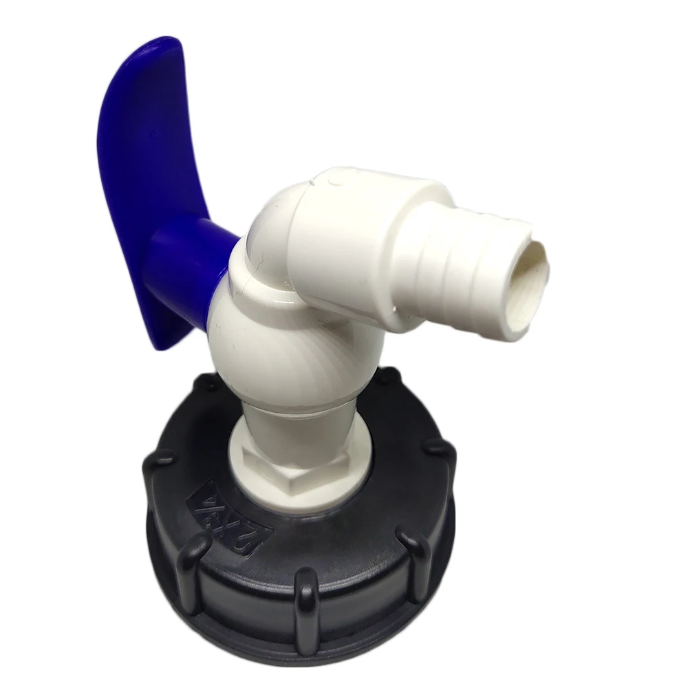 Белый и синий наружный полипропиленовый садовый кран 3/4 дюйма BSPM впускной клапан