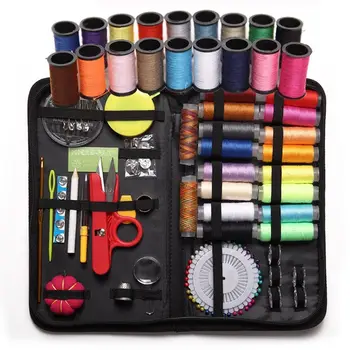 

Sewing Kit 138 Pieces for Premium Sewing Supplies, Sewing Needles, Assorted Color Threads, Scissor, Measure Tape Ect, Suit for T