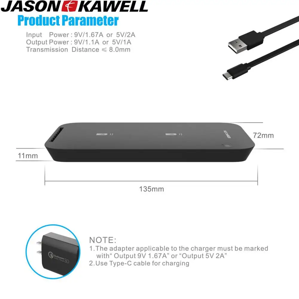 100pcs 10W Qi Wireless Charger For iPhone XS 11 Pro Max Samsung S10 Xiaomi Mi 9Fast Wirless Charging Pad Dock Station for HUAWEI