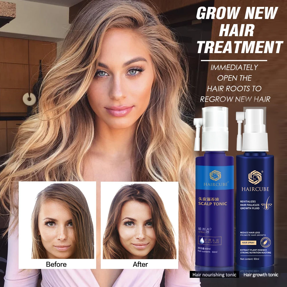 Oil-Spray Hair-Tonic Hair-Loss-Treatment Hair-Growth-Serum Liquid 