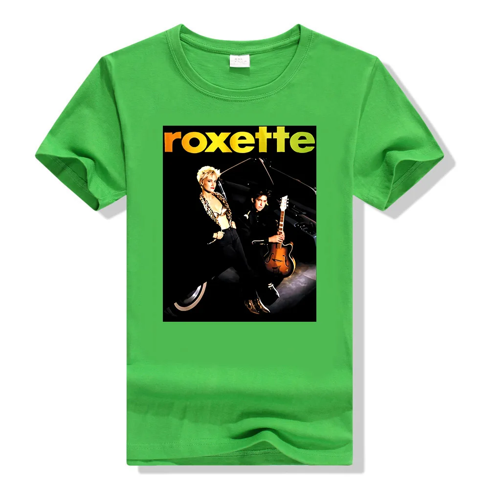 Зеленый Roxette Joyride поп-группа рок-группа Мужская футболка Размер S-3Xl Высокое качество Повседневная футболка с принтом - Цвет: Зеленый