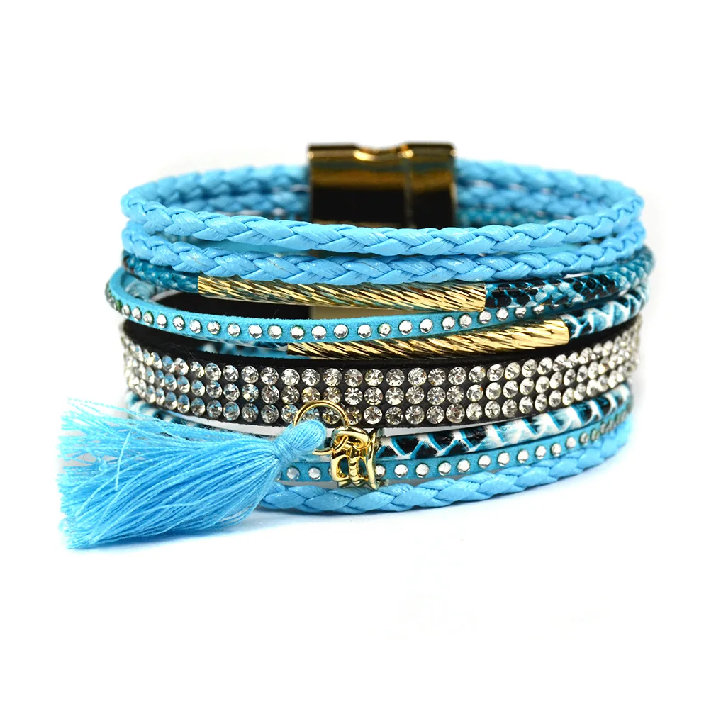 Бразильские браслеты для женщин магнитные дружбы ювелирные изделия богемные