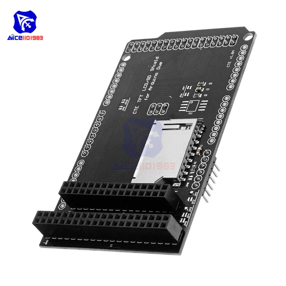 Плата расширения TFT/SD для Arduino DUE 2 8 дюйма 3 дюйма|ЖК-модули| |
