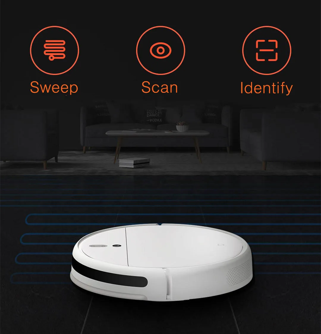 Xiaomi Mijia Robot Vacuum Cleaner 1C STYTJ01ZHM for Home Automatic Dust Sterilize App Smart Control Sweeping Mopping