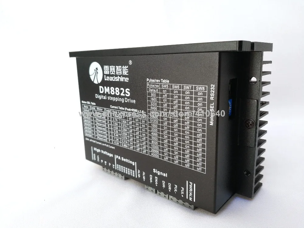 2 фазы Подлинная Leadshine цифровой шаговый двигатель Drive DM882S Обновлено от AM882 матч для 57HS22 60HS30 86HS35 86HS85