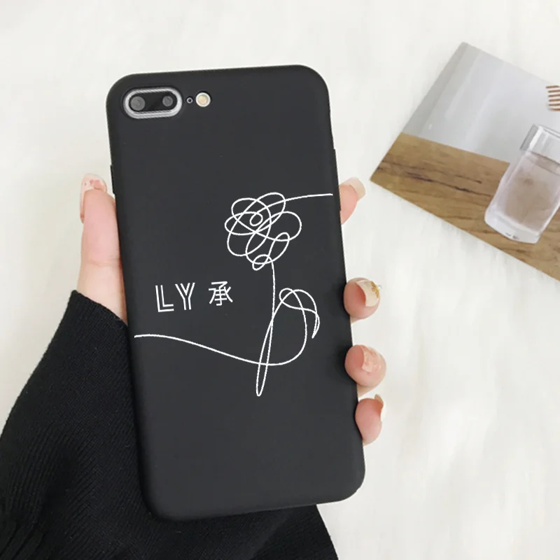 H-6014 Kpop мягкий чехол для телефона силиконовый чехол ярких цветов для iPhone X XR XS MAX 6 7 8 plus 6s для корпуса Apple - Цвет: H-6014