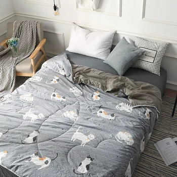 

High Quality Home Textiles Summer Air Conditioning Quilt Comforter Twin Full Queen King Size 150*200 180*20 200*230 CF