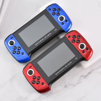 

4.3 Inch Handheld Portable Game Console Dual Joystick 8GB Preloaded 1000 Free Games Support TV Out Video Game Machine X18S New