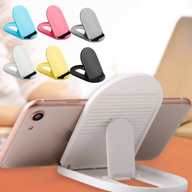 

12-speed Adjustable Anti-slip Mat Stander Universal Multi-function Adjustable Plastic Desktop Stand Folding Mobile Phone Bracket