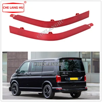 

2Pcs Red Rear Left & Right Bumper Reflector Tail Light Bars Brake Parking Warning For VW Transporter T6 2016 2017 2018 2019