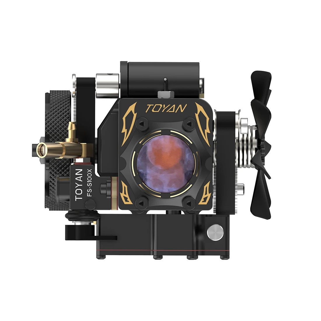 

TOYAN FS-S100AT Single-cylinder Four-stroke Nitro Gasoline General Engine Model for RC Car Ship Model - Souvenir Version