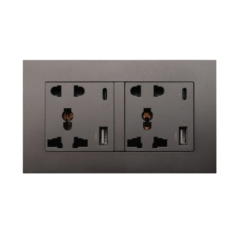 Розетка USB Type-c для быстрой зарядки 5 отверстий | Обустройство дома