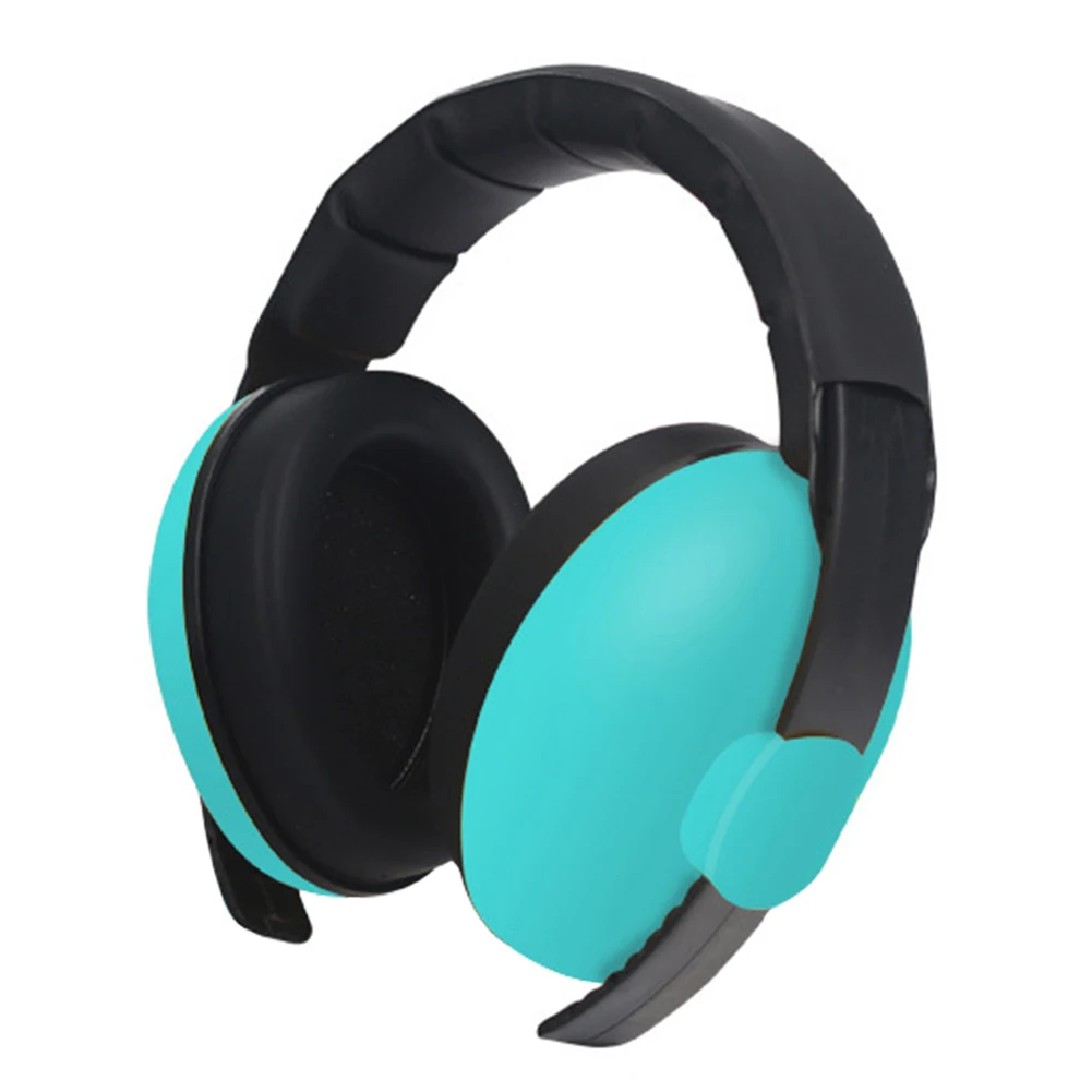 mint green Эргономичные наушники для мальчиков и девочек с функцией шумоподавления, Защита слуха, прочный светильник, Регулируемый Вес - Цвет: mint green