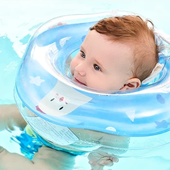 

Creative Swimming Baby Accessories Neck Ring Tube Safety Infant Float Circle For Bathing Inflatable Baby Swimming Ring Neck Ring