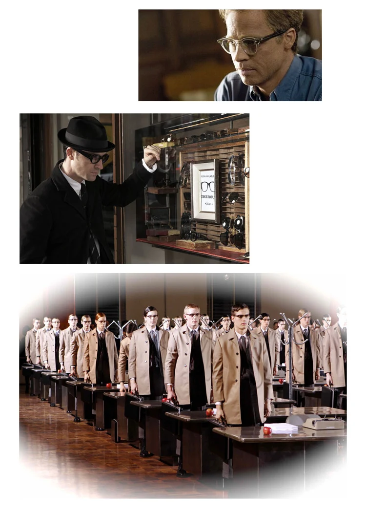 Johnny Depp Reading Glasses Men Woman Brand design Computer Goggles male Round Vintage Style Presbyo Eyeglasses s122