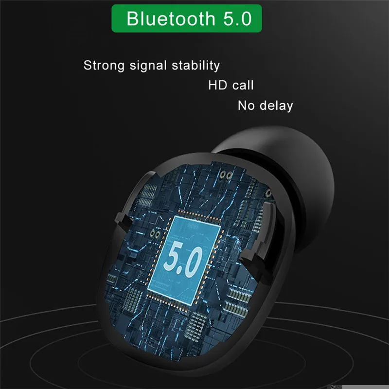 Kowkaka XG-21 с сенсорным управлением TWS 5,0 Bluetooth наушники беспроводные наушники Hi-Fi стерео беспроводные наушники гарнитура с микрофоном