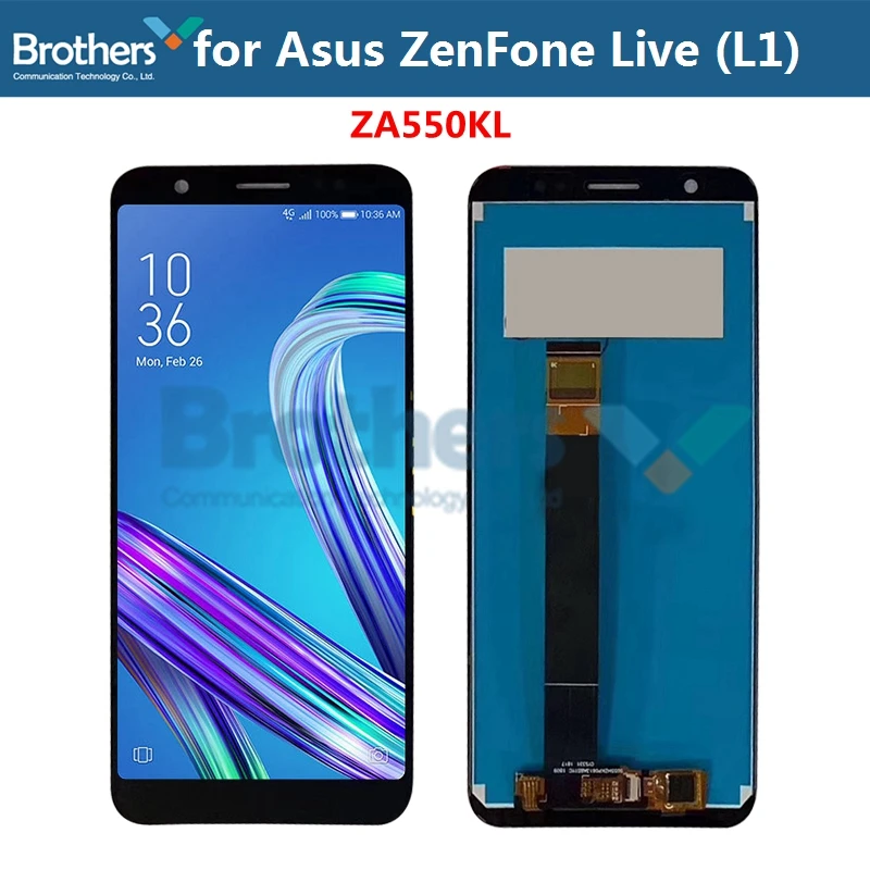 ЖК дисплей с рамкой для Asus Zenfone Live (L1) ZA550KL дигитайзер сенсорного экрана ASUS в сборе