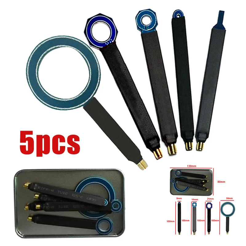 

5pcs/Set New Durable EMC EMI Near-field Simple Field Probe 9KHz-90MHz Arc Welders Tools For Conducted Radiation