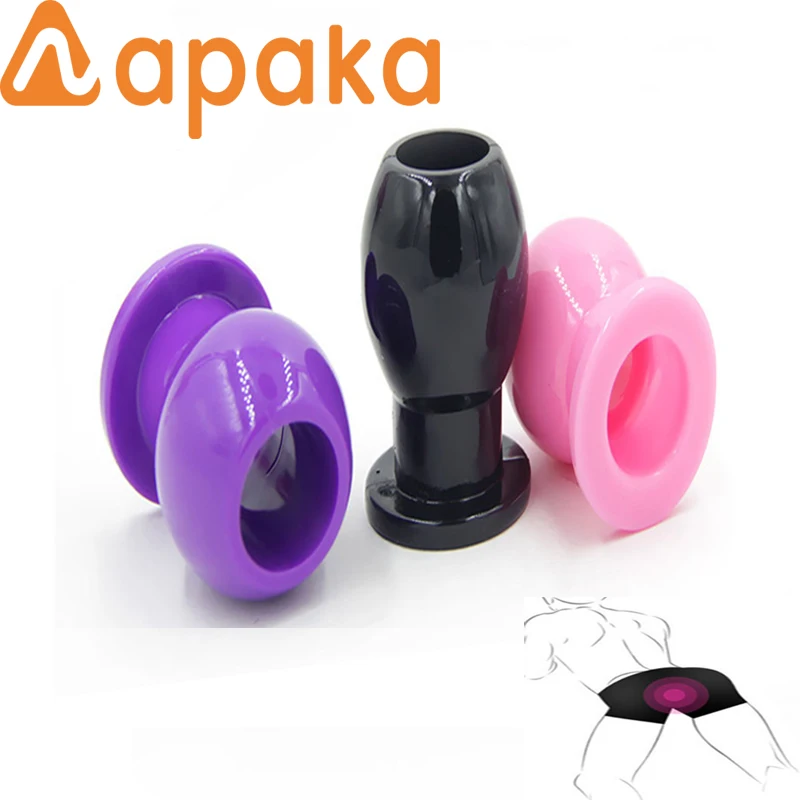 Anal Adult Sex Toys Hollow Butt Plug Men Prostate Massage Douche Enema Dilator Masturbator Vaginal Products |