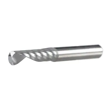 

2 X 6mm Single Flute Spiral End Mill Carbide Router Bits For Aluminium (6*22mm)