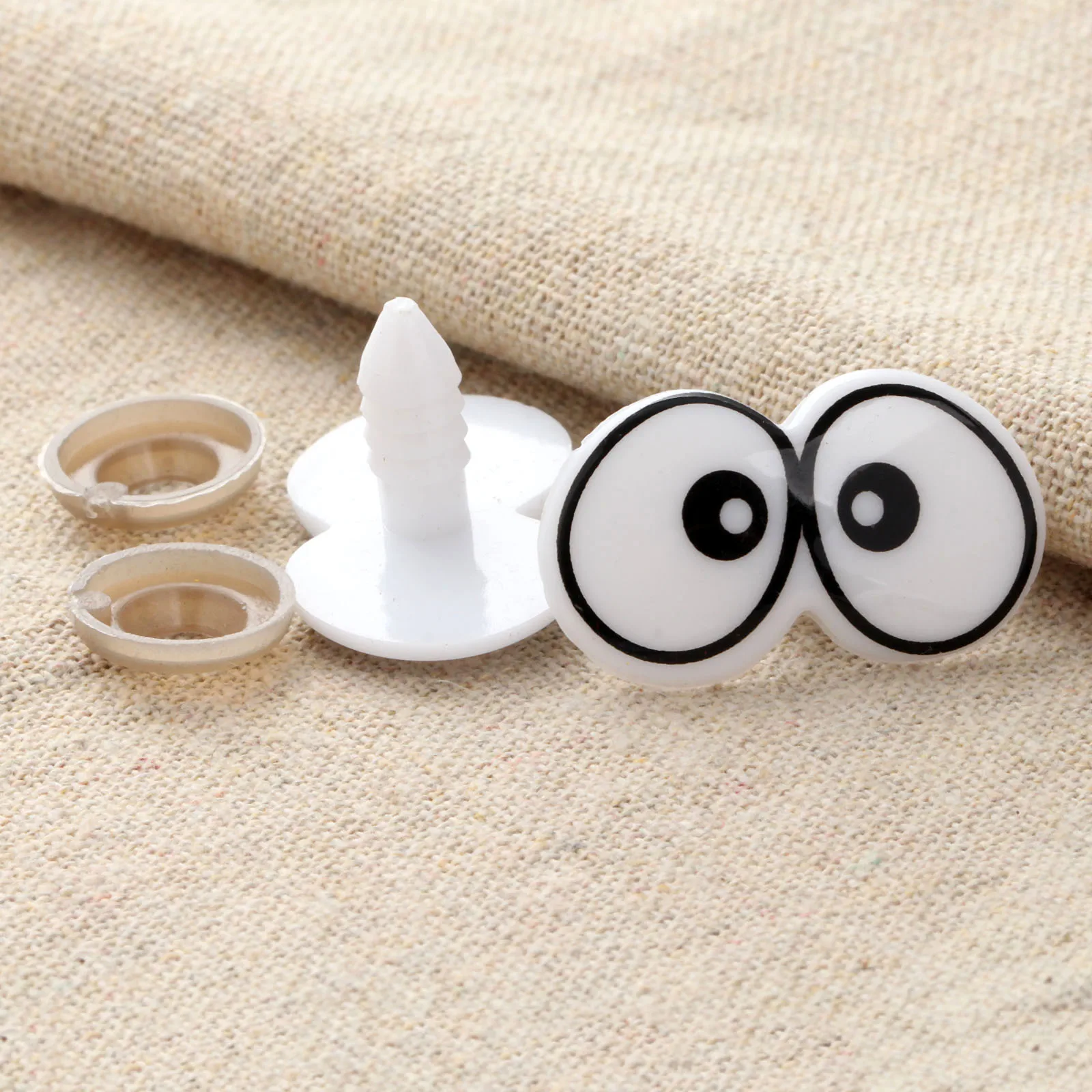 10pairs20pcs Toy Eyes Cartoon Eyes Oval Safety Eyes Animal 