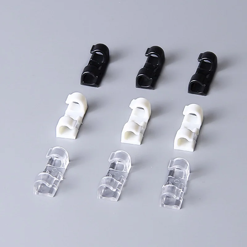 Пластиковый зажим для кабеля 3 цвета|Подставки хранения и стеллажи| |