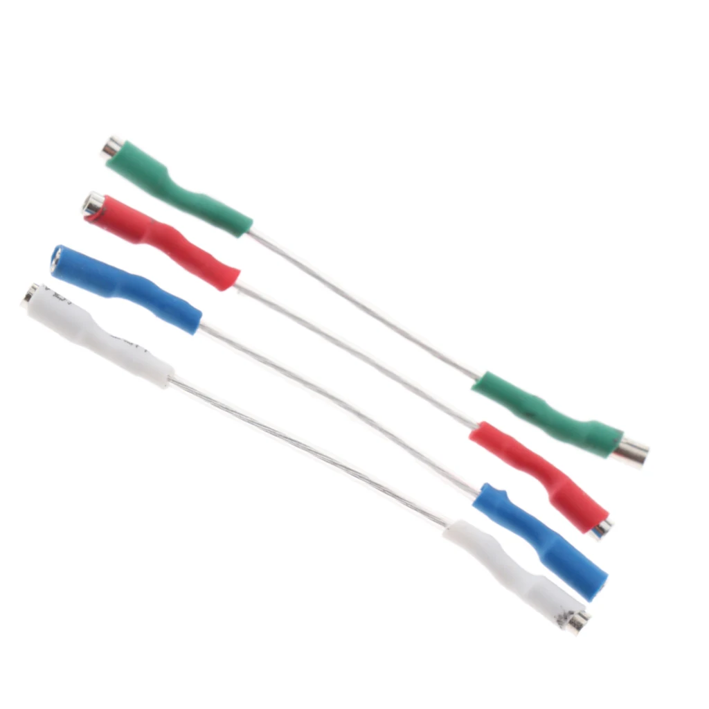 4 Pieces Premium Turntable Phonograph Lead Wires Stereo Cartridge Headshell Wires