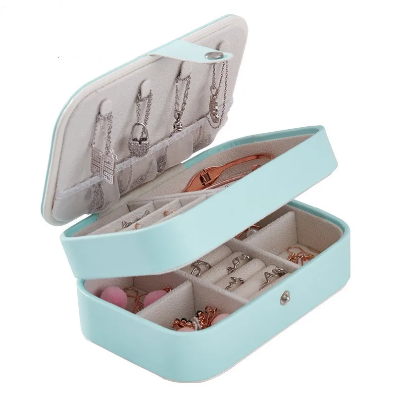 

Stylish atmosphere leather jewelry boxes queen style factory outlets fine jewelry boxes jewelry casket free shipping