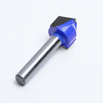 

1pcs 1/4 Shank 90 Degree V Groove Template Router Bit - 5/8x 17.3mm Accessory