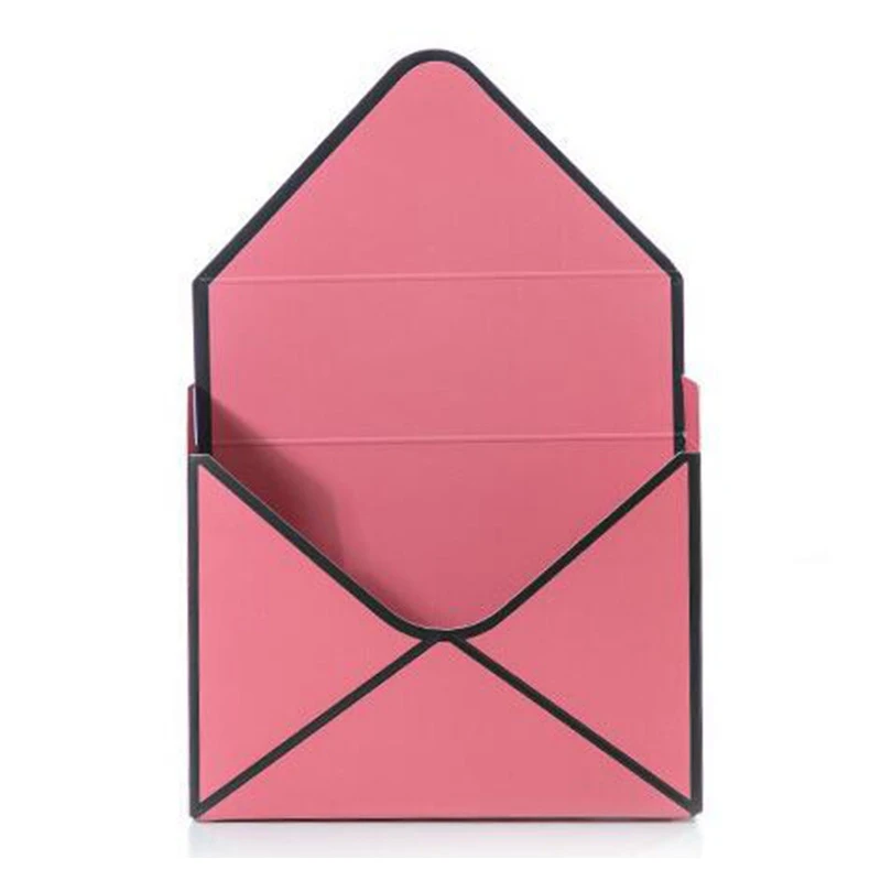 Fashion-Creative Paperboard Envelope Fold Flower Box Flowers Wrapping Gift Box Flower Packaging Home Decoration