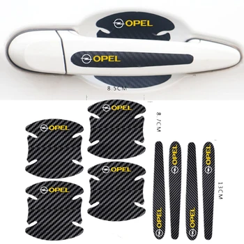 

4pcs Car door Handle Protection Film car Sticker for Opel Astra H G J Insignia Mokka Zafira Corsa Car accessories Automobiles