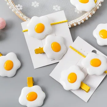 

1Set New Lotus Egg Hair Bands Lovely Girl Hair Clip Children Hairpin Hair Accessories For Children