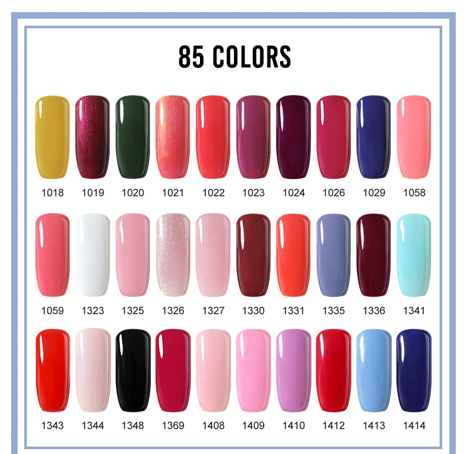 Arte Clavo Гель-лак для ногтей Светодиодный УФ 85 цветов 8 мл Esmalte Soak Off Base Top Coat праймер Гель-лак для ногтей маникюр