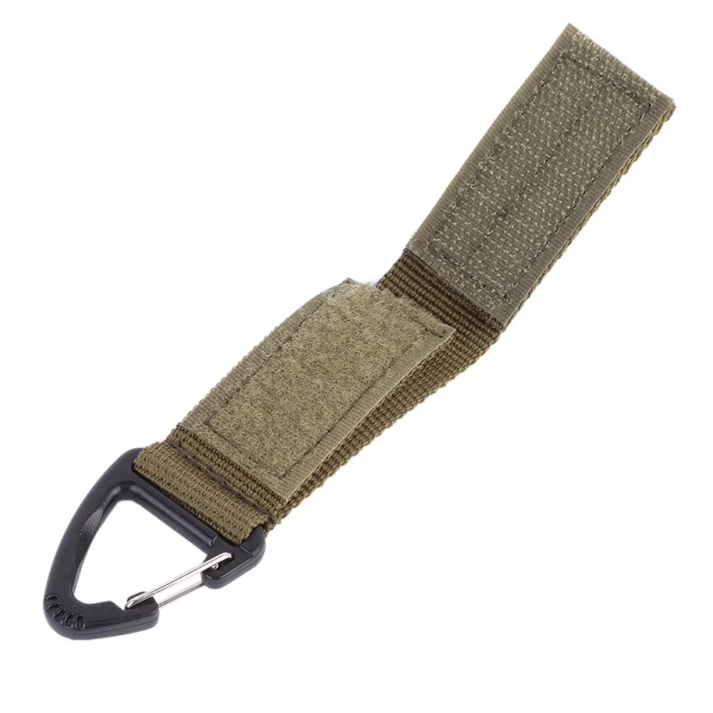AISPORT EDC Military Nylon Clips Keychain Clasp