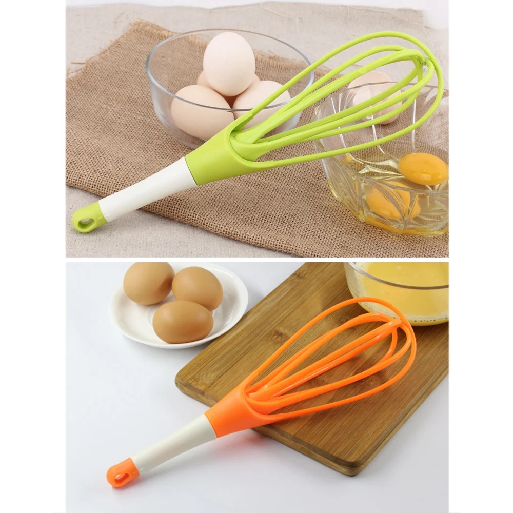 Food Grade Material Hand Rotating Egg Beater Mixer Coffee Milk Mixing Eggbeater Handheld Mixer Kitchen Cooking Tools