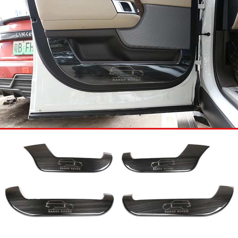 

Car Door Anti-kick Protection Decorative Panel Cover For Land Rover Range Rover Vogue(Extended Model) 2018-2020 Car Accessories