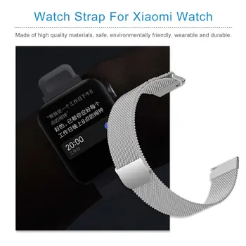 

Watch Strap Replacement For Xiaomi Band Loopback Magnetic Sucker Stainless Steel Beautiful Simple Design