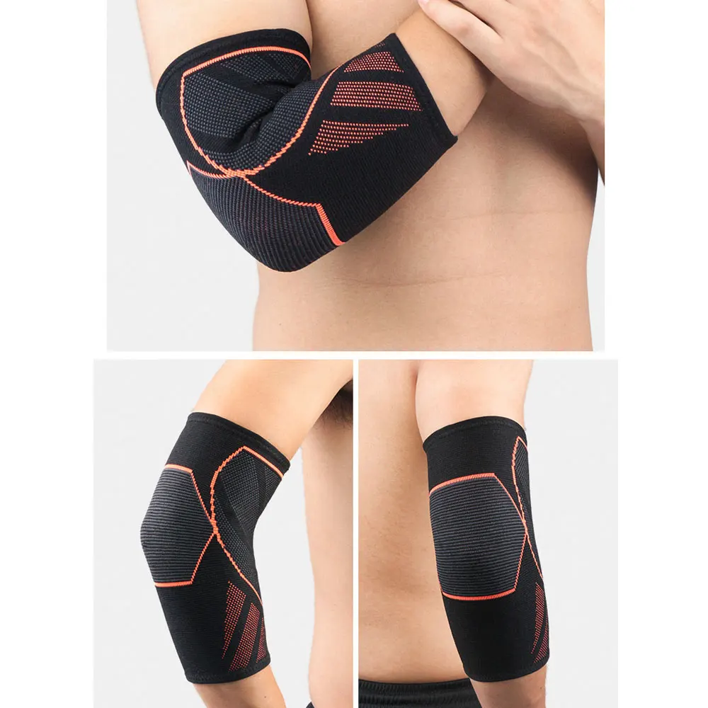1 пара налокотник бандаж компрессионная поддержка для Tendonitis теннис баскетбол налокотник протектор уменьшить локоть боль
