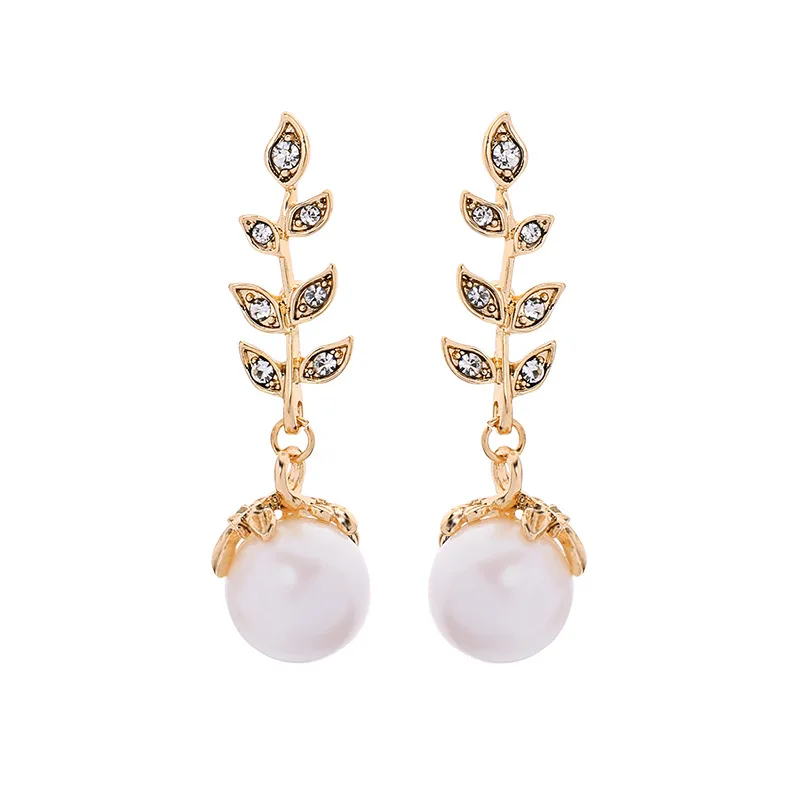 Модные серьги-Капли Ювелирные изделия Bijoux Элегантный Изысканный хрусталь ветка