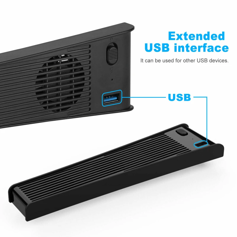 NEW Fan For PS5 Cooling Fan USB Cooler With 3 Cooling Fans For PlayStation 5 Digital Edition Game Console Accessories PS5