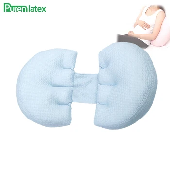 

PurenLatex Pillow for Pregnant Women Hollow Fibre Female Support Waist Pad Back Cushion Pregnancy Pillow Protect Orthopedic Mat