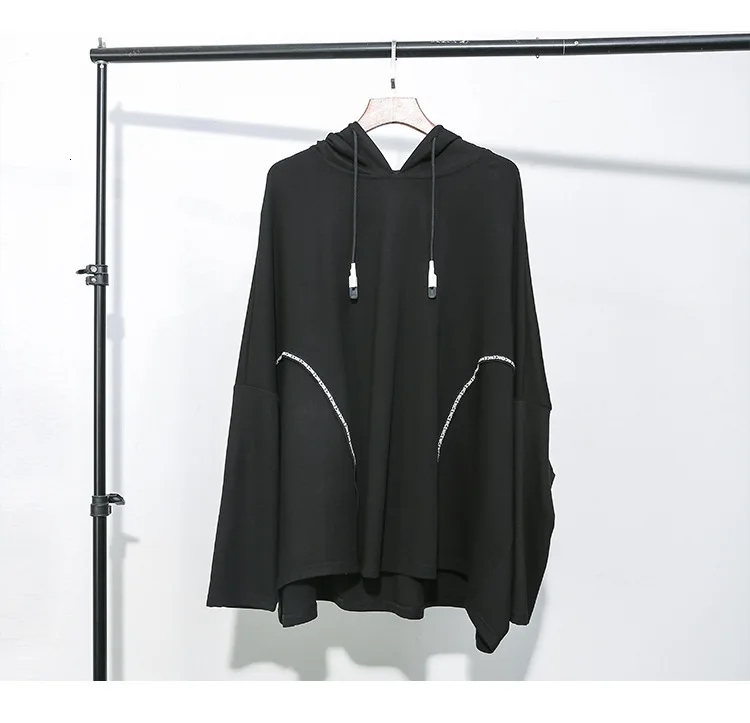 Max LuLu/ корейский модный стиль женские толстовки с капюшоном женские черные толстовки Осенняя черная одежда свободная уличная одежда большого размера