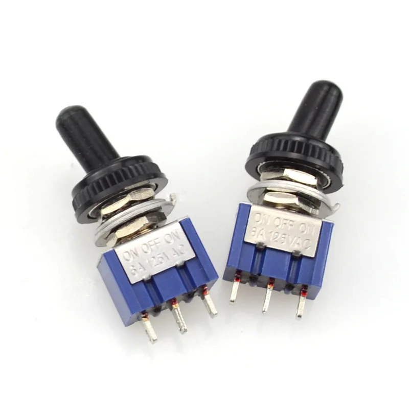 

6A/125V 3A/250V 3 Terminals 3 Position SPDT Toggle Switch ON//ON