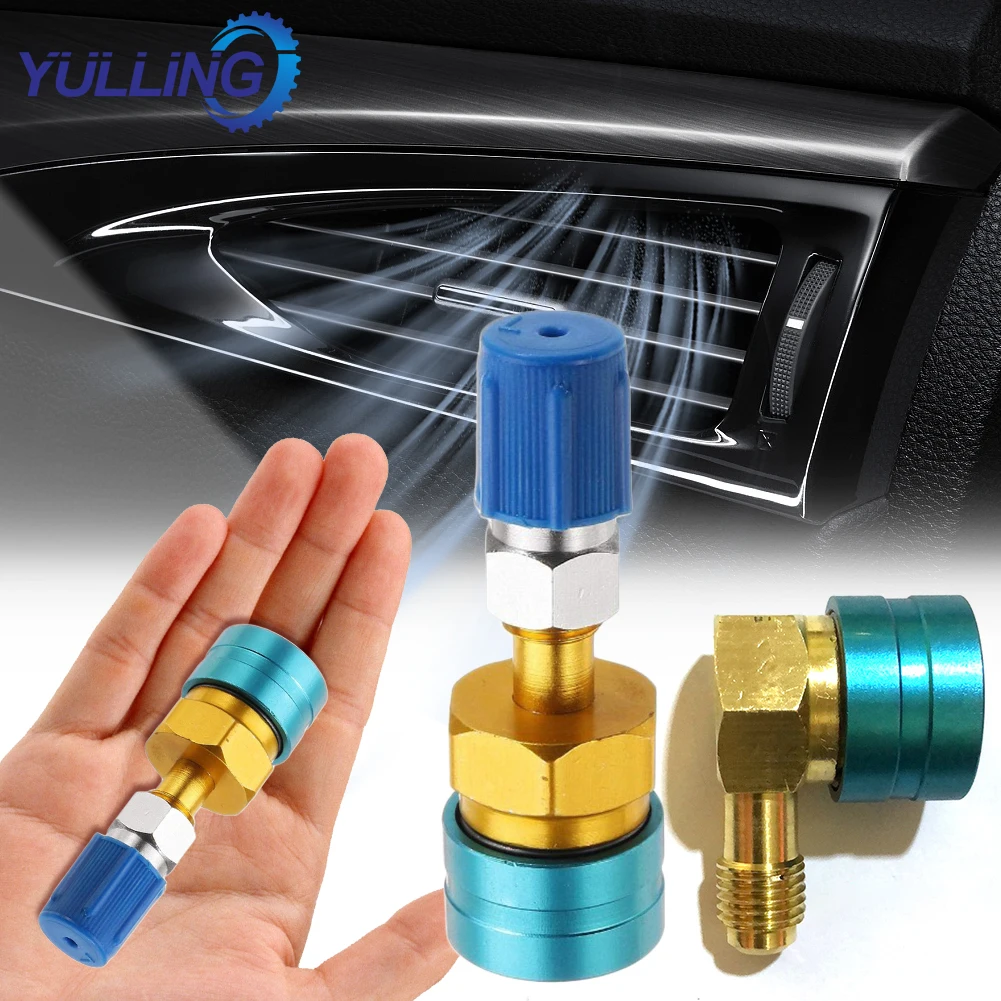 

Низкобоковой соединитель YULLING R1234YF к адаптеру R134A для шланга, быстроразъемный соединитель, соединитель QC1234L + 13LS5V1, автомобильные аксессуары