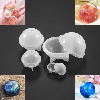 

2-10 cm Sphere Crystal Epoxy Resin Mold For Hand Craft Ornamentation Epoxy Resin Mold DIY Jewelry Making Findings Accessories