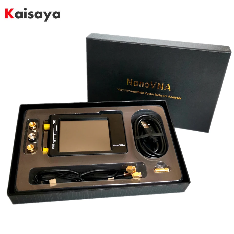 NanoVNA H H4 50 кГц ~ 1 5 ГГц промышленный 2 8 дюйма LCDHF VHF UHF UV Векторный анализатор сетевой