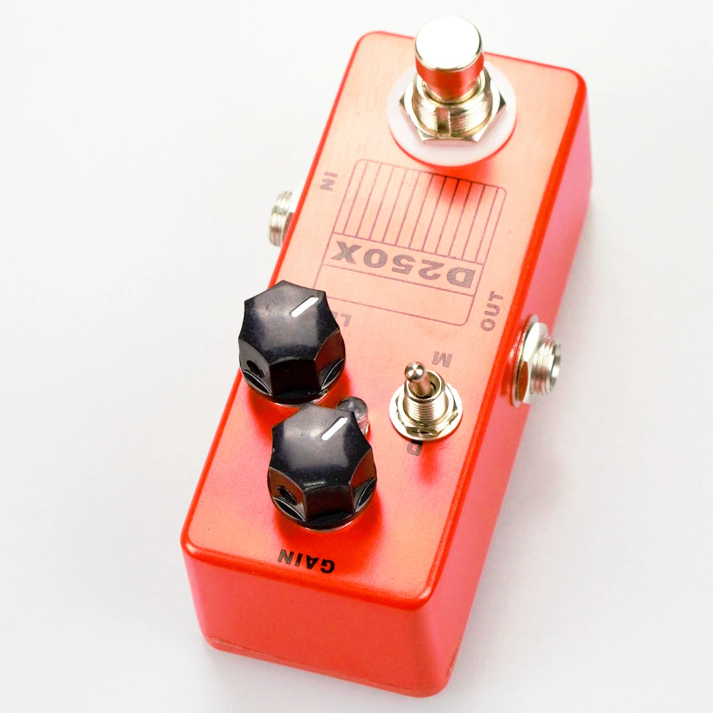 MOSKY D250X Analog Preamp Overdrive Mini Guitar Effect Pedal True Bypass Full Metal Shell Guitar Parts& Accessories